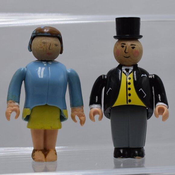 Articulated Sir Topham Hatt & Lady Hatt Thomas & Friends Wooden Railway 2.5 in - Picture 1 of 6